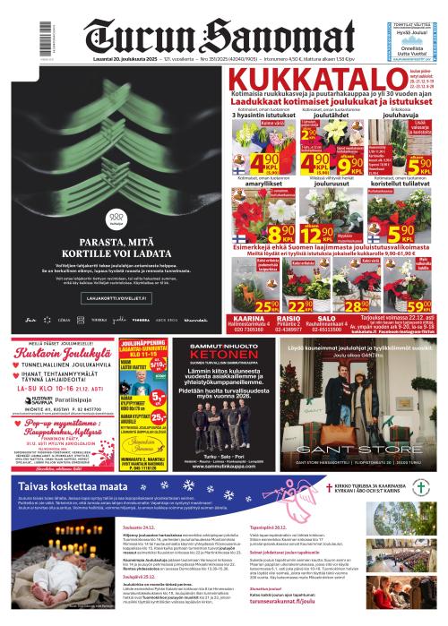 Turun Sanomat 20.12.2025