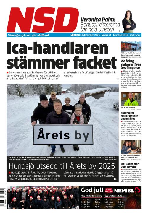 Norrländska Socialdemokraten 20.12.2025