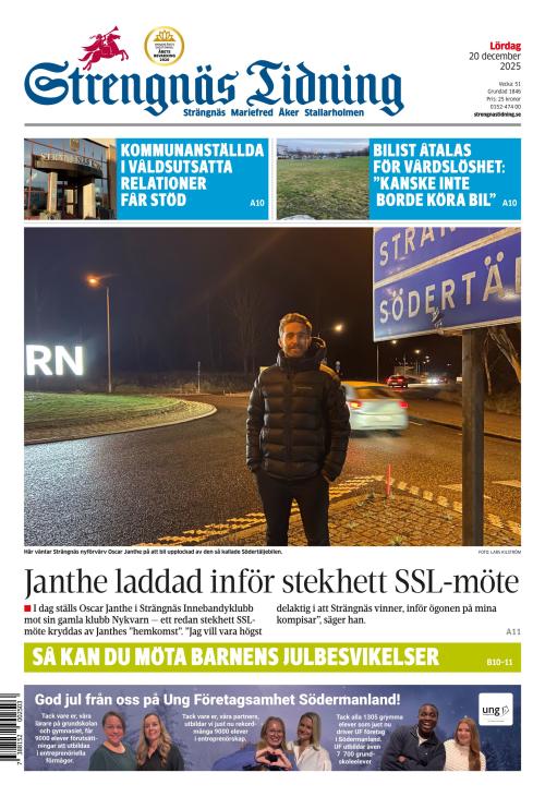 Strengnäs Tidning 20.12.2025