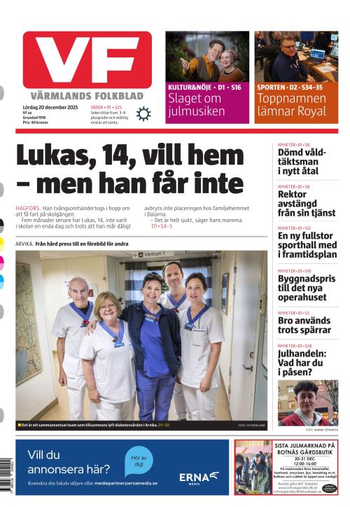 Värmlands Folkblad 20.12.2025