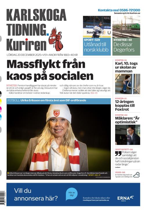 Karlskoga Tidning-Kuriren 20.12.2025