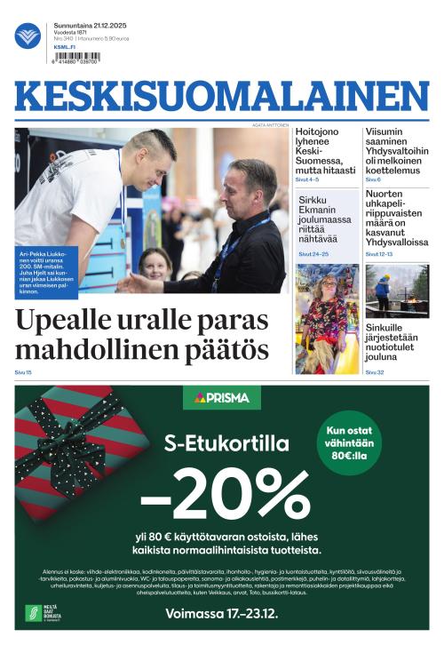 Keskisuomalainen 21.12.2025