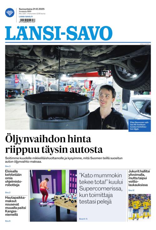 Länsi-Savo 21.12.2025