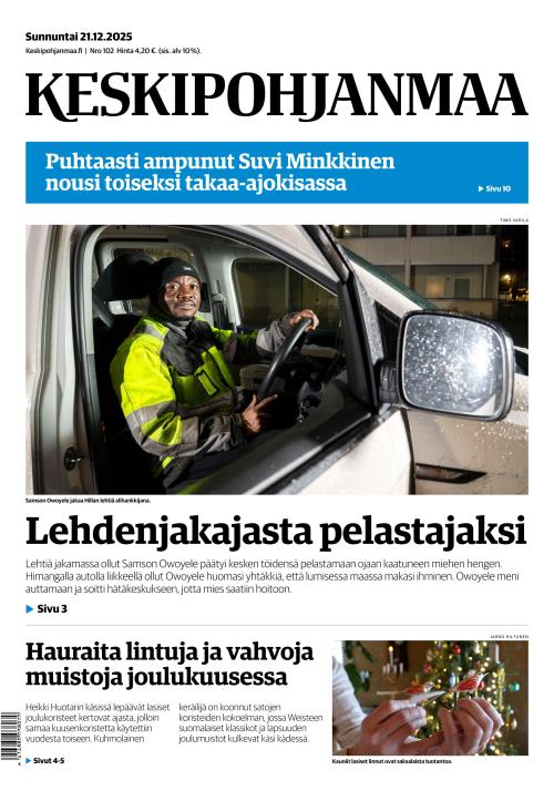 Keskipohjanmaa 21.12.2025