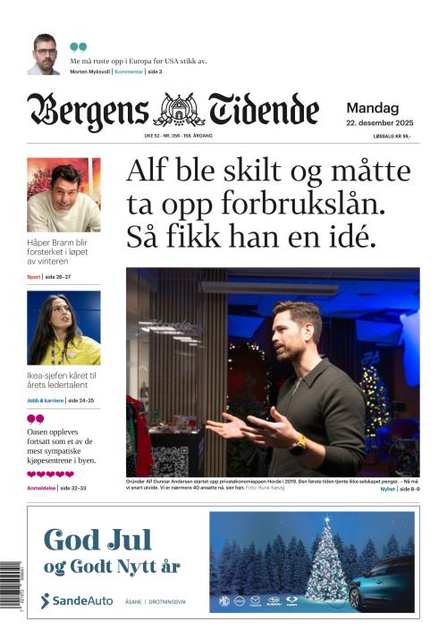 Bergens Tidende (NO) 22.12.2025
