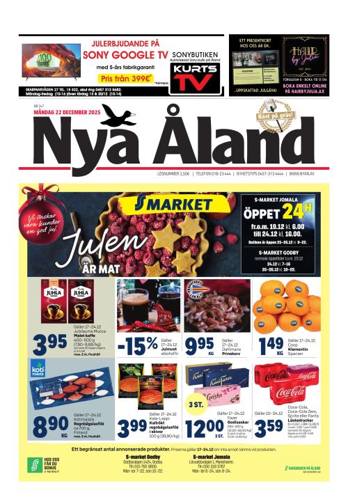 Nya Åland 22.12.2025