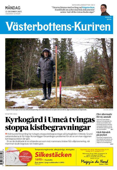 Västerbottens-Kuriren (SE) 22.12.2025