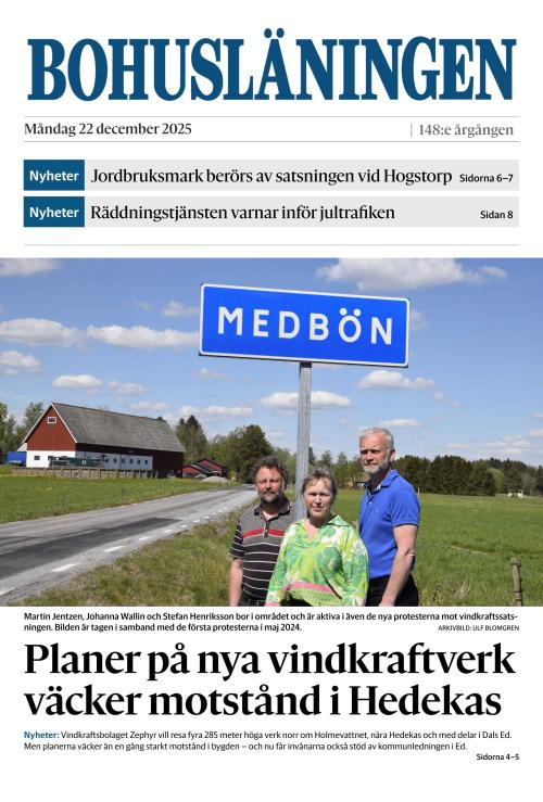 Bohusläningen 22.12.2025