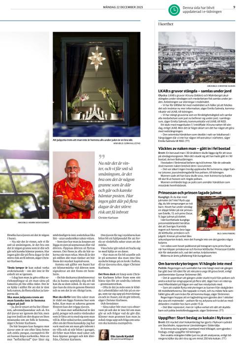 Göteborgs-Posten 22.12.2025