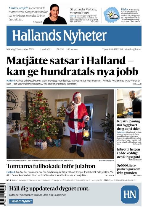 Hallands Nyheter 22.12.2025