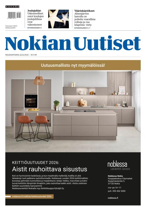 Nokian Uutiset 22.12.2025