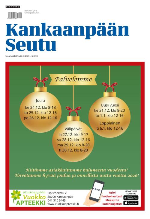 Kankaanpään Seutu 22.12.2025