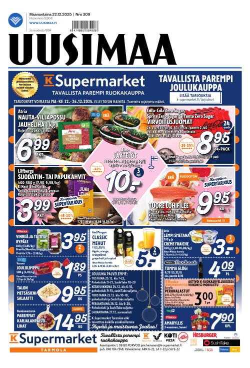 Uusimaa 22.12.2025