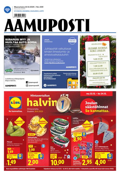 Aamuposti 22.12.2025