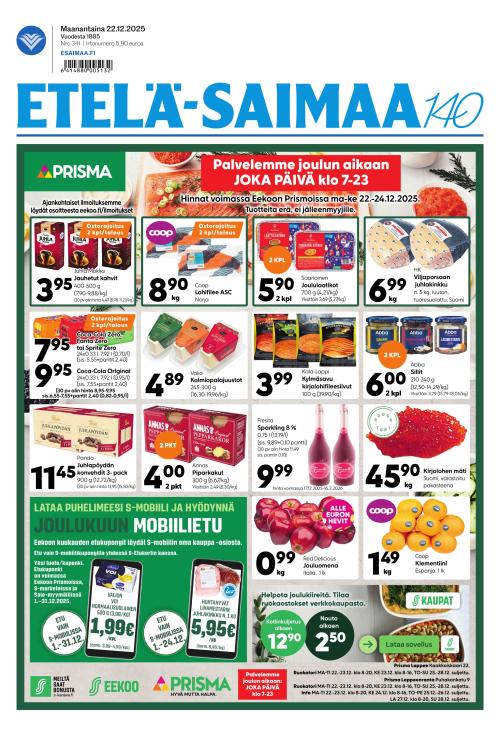 Etelä-Saimaa 22.12.2025