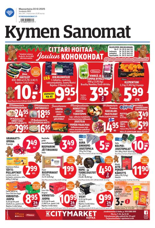 Kymen Sanomat 22.12.2025