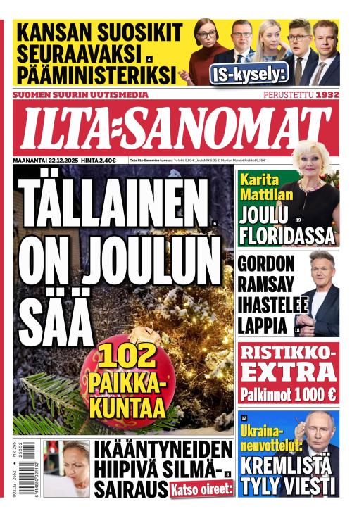 Ilta-Sanomat 22.12.2025