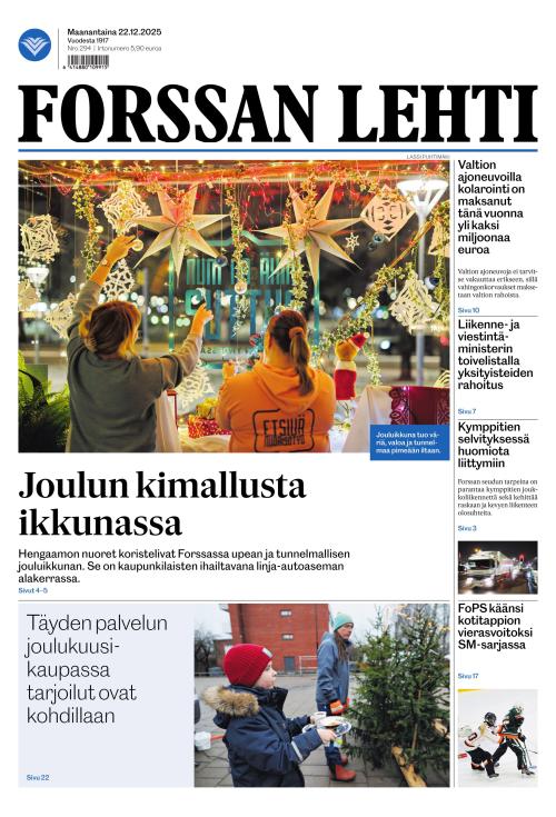 Forssan Lehti 22.12.2025