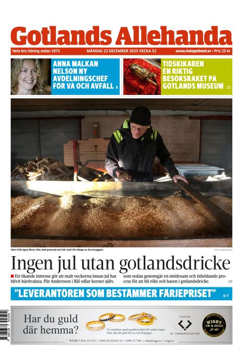 Gotlands Allehanda 22.12.2025