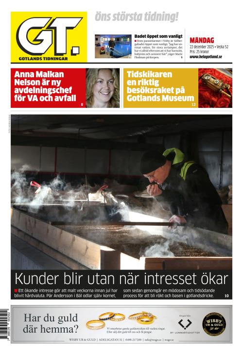 Gotlands Tidningar 22.12.2025