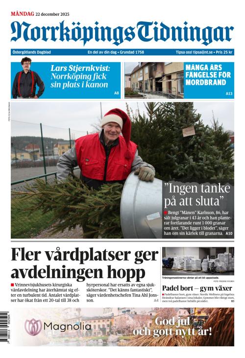 Norrköpings Tidningar 22.12.2025