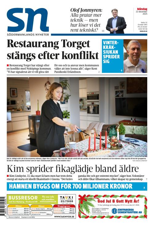 Södermanlands Nyheter 22.12.2025