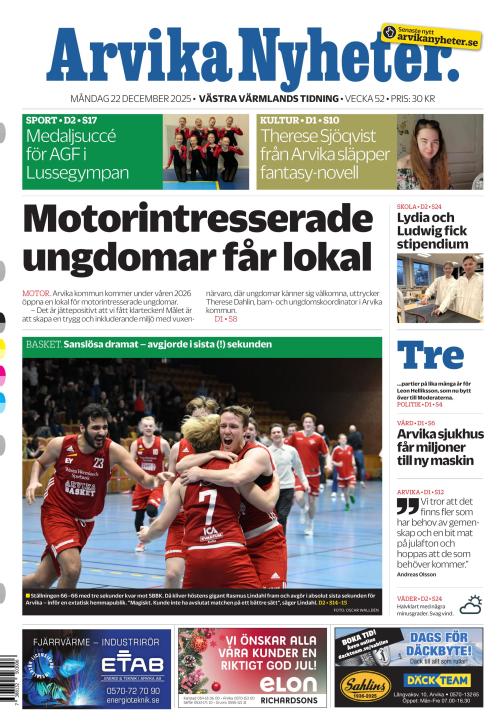 Arvika Nyheter 22.12.2025