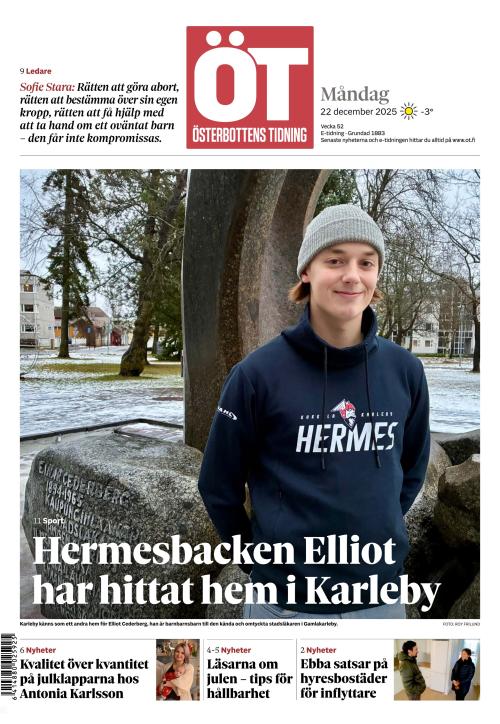 Österbottens Tidning 22.12.2025