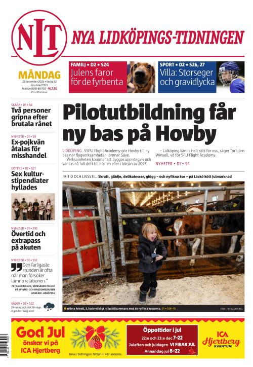 Nya Lidköpings-Tidningen 22.12.2025
