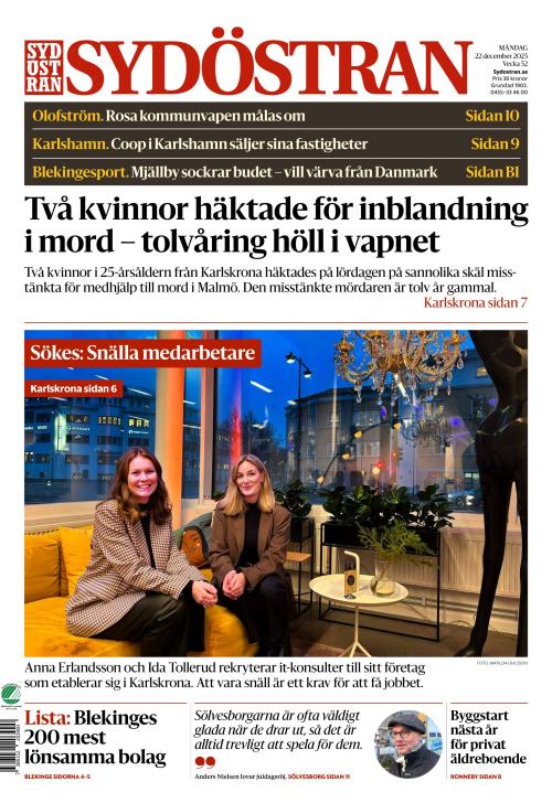 Sydöstran 22.12.2025