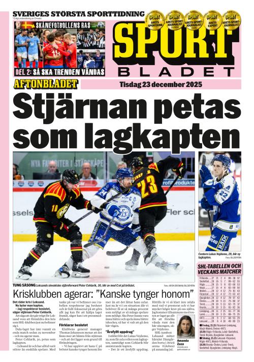Aftonbladet Sportbladet 23.12.2025