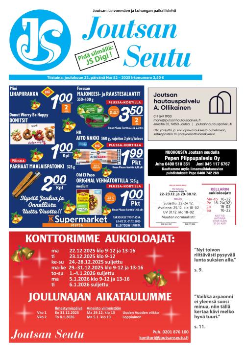 Joutsan Seutu 23.12.2025