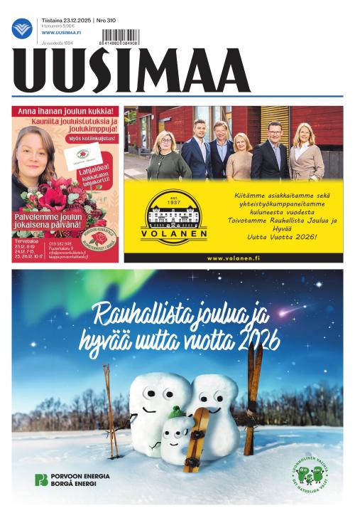 Uusimaa 23.12.2025