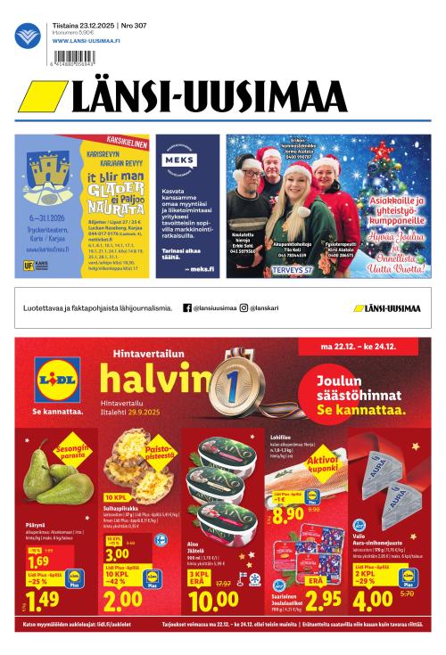 Länsi-Uusimaa 23.12.2025