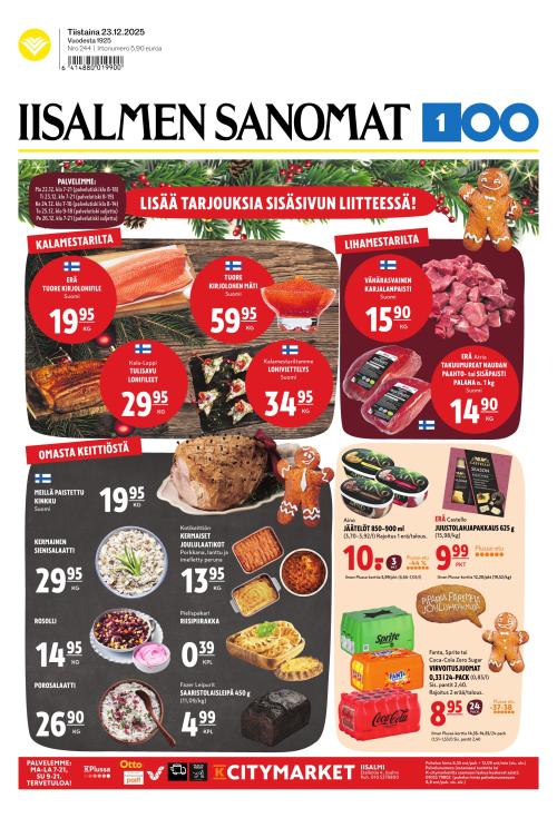 Iisalmen Sanomat 23.12.2025