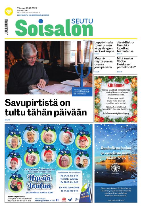 Soisalon Seutu 23.12.2025