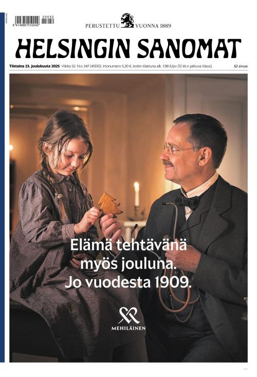 Helsingin Sanomat 23.12.2025