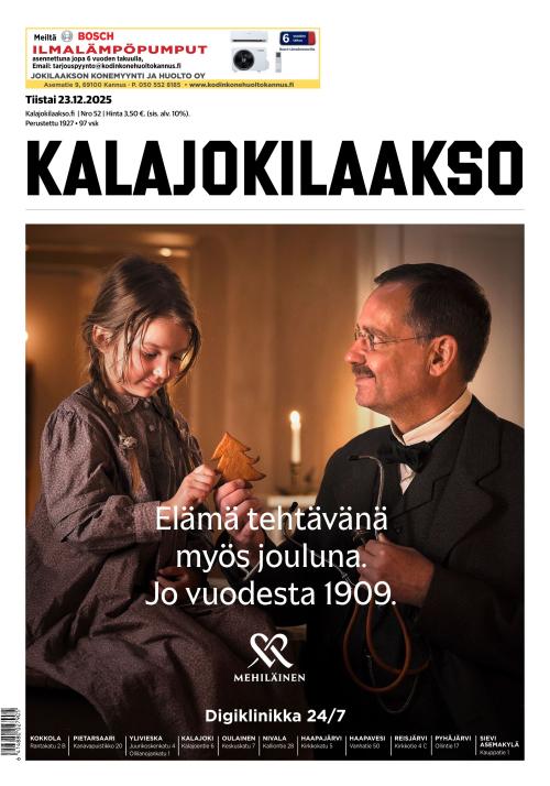 Kalajokilaakso ja Kalajaska 23.12.2025