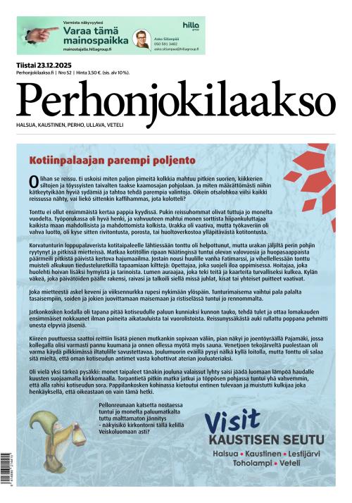 Perhonjokilaakso 23.12.2025