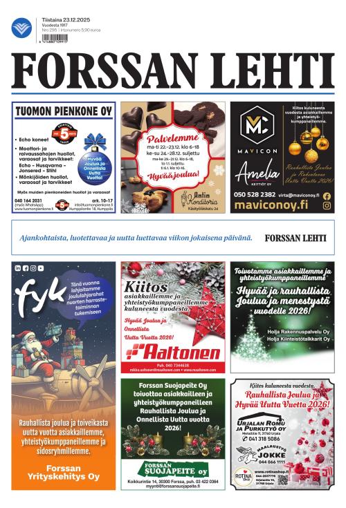 Forssan Lehti 23.12.2025
