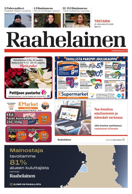 Raahelainen 23.12.2025