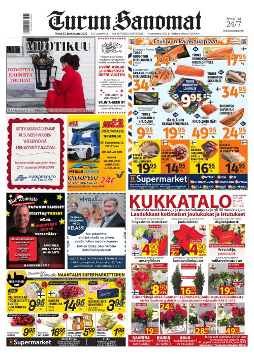 Turun Sanomat 23.12.2025