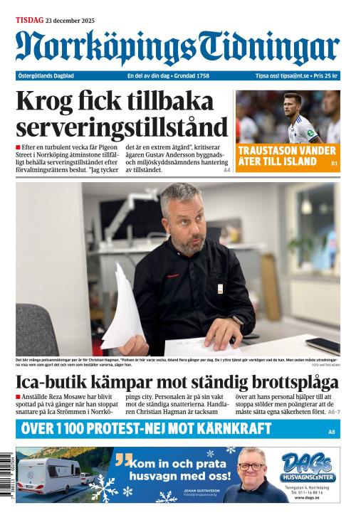 Norrköpings Tidningar 23.12.2025