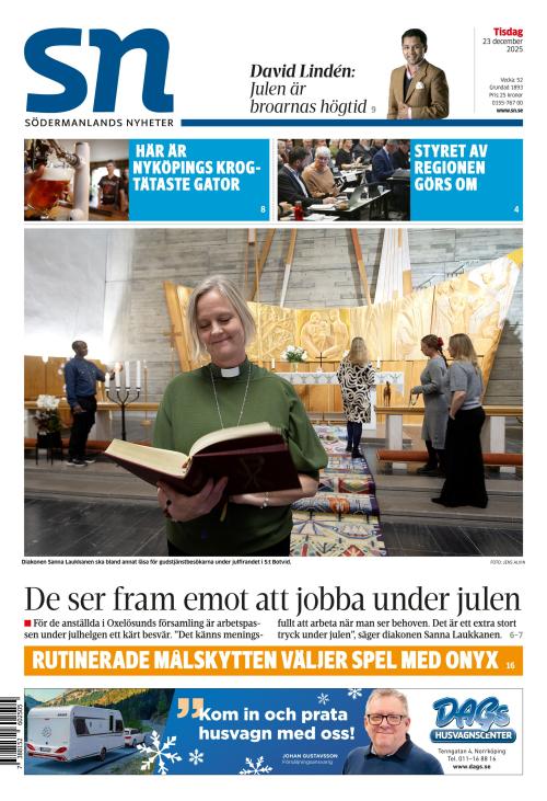 Södermanlands Nyheter 23.12.2025