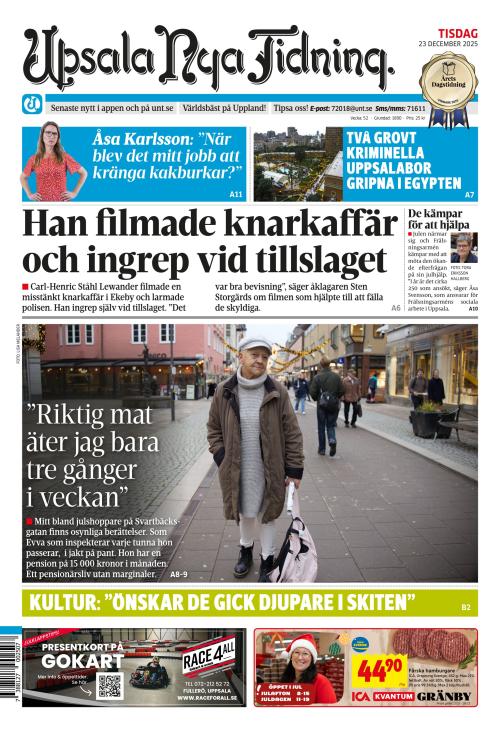 Upsala Nya Tidning 23.12.2025