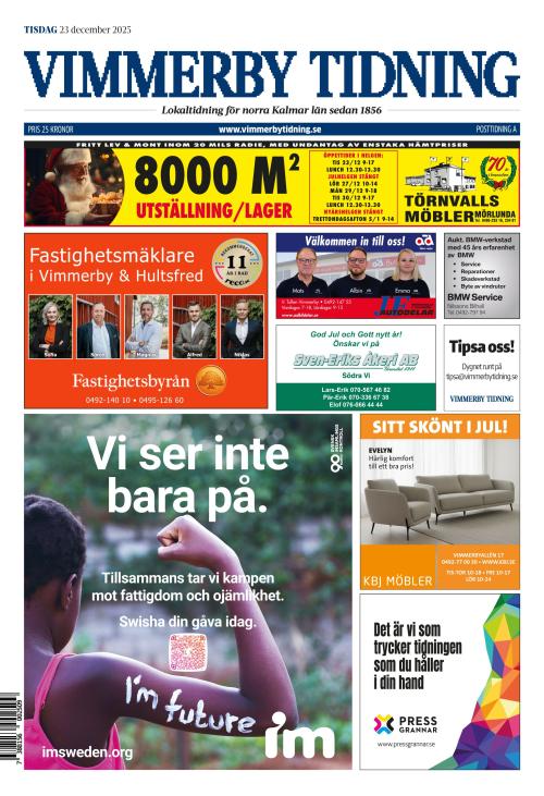 Vimmerby Tidning / Kinda-Posten 23.12.2025