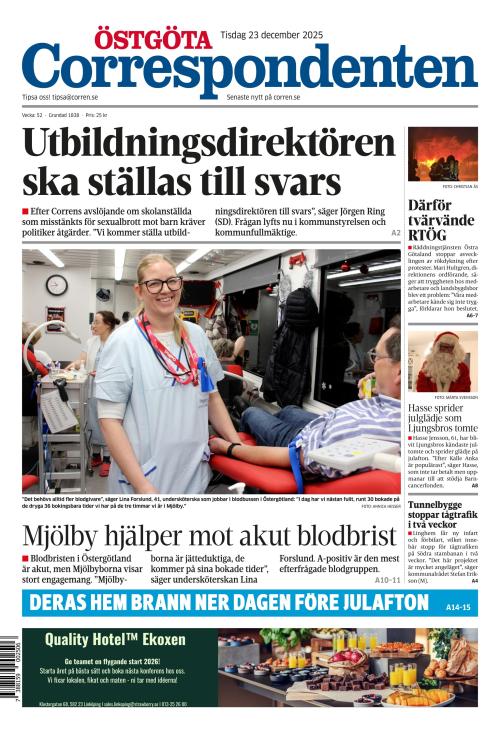Östgöta Correspondenten 23.12.2025