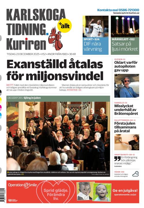 Karlskoga Tidning-Kuriren 23.12.2025