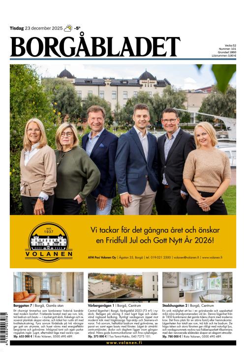 Borgåbladet 23.12.2025