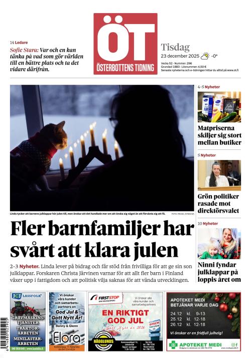 Österbottens Tidning 23.12.2025